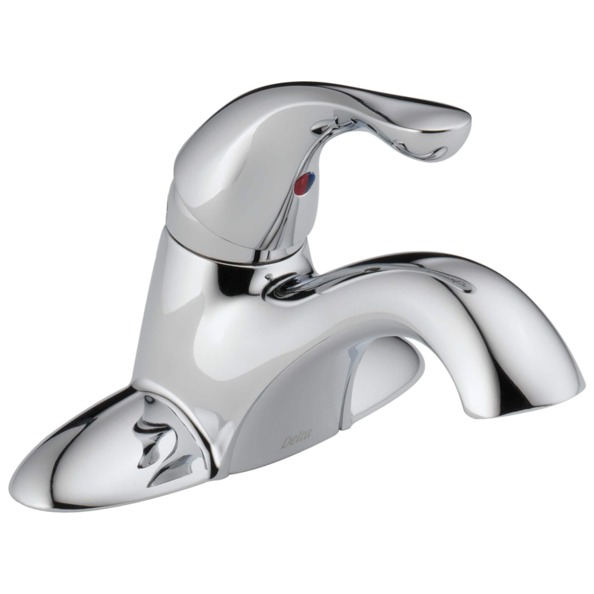 Delta Classic Chrome Single Handle Less Pop-up Centerset Lavatory Faucet