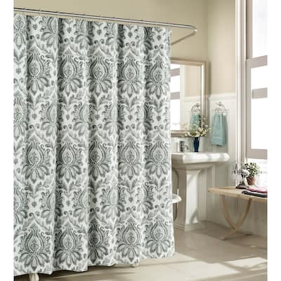 Creative Home Ideas Paige100% Cotton Shower Curtain