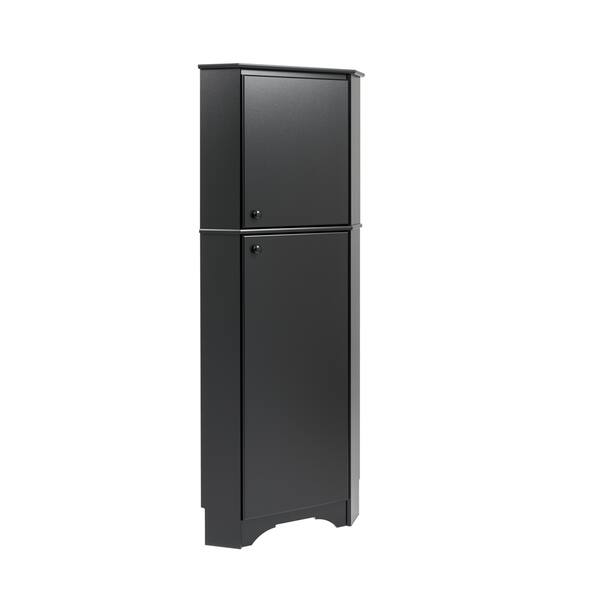Shop Black Friday Deals On Prepac Elite Winslow Tall 2 Door Corner Storage Cabinet 29 25 W X 72 H X 18 75 D Overstock 12833685