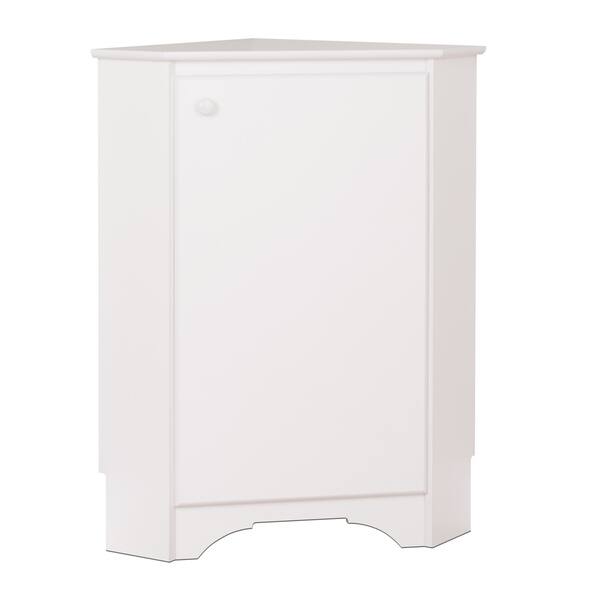 Shop Prepac Elite Winslow White Wood Corner Storage Cabinet Free