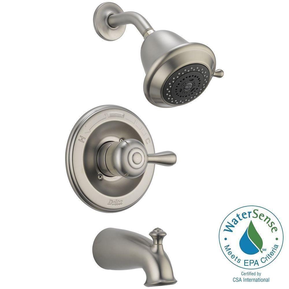 Shop Delta Leland 1 Handle 3 Spray Tub And Shower Faucet Trim Kit