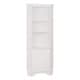 preview thumbnail 3 of 5, Prepac Elite Winslow White Tall 1-Door Corner Storage Cabinet