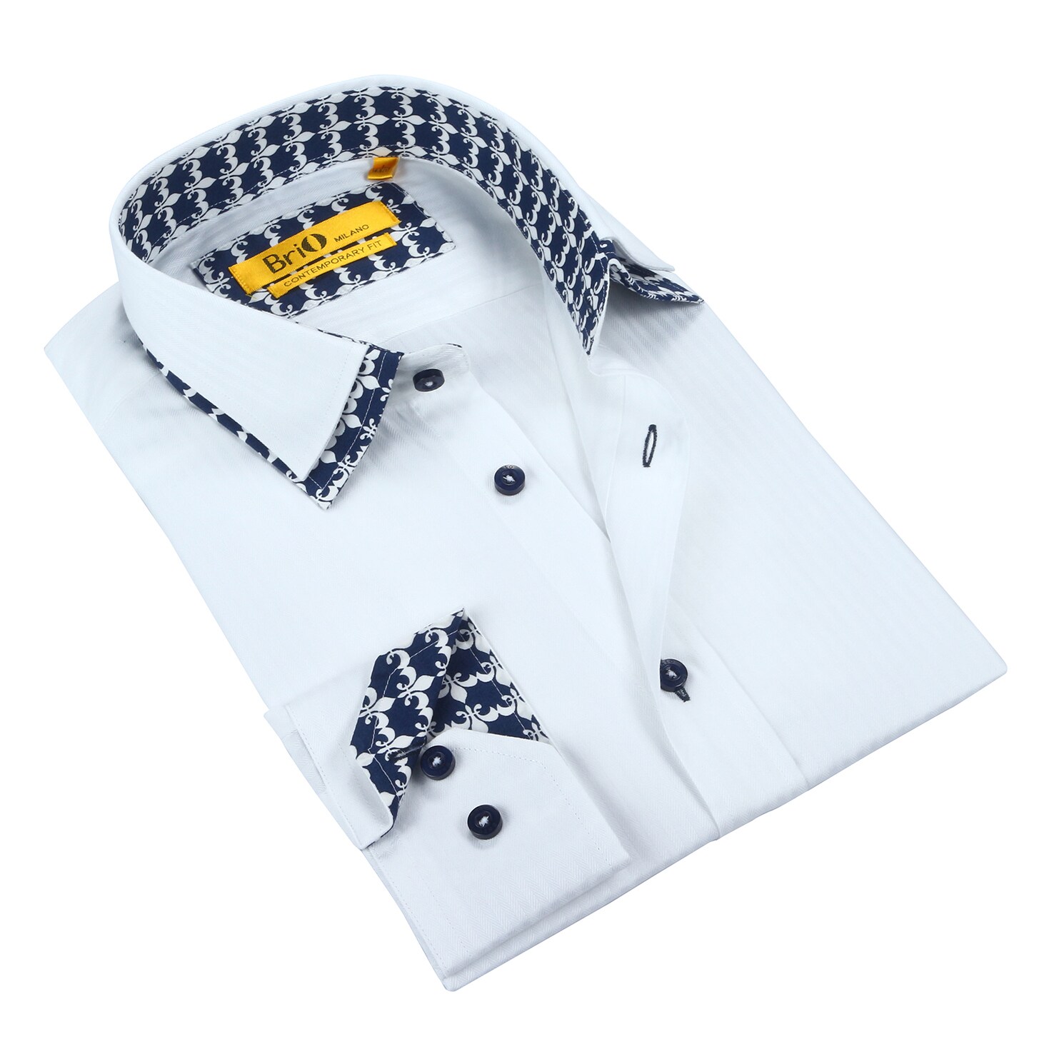 double collar dress shirt