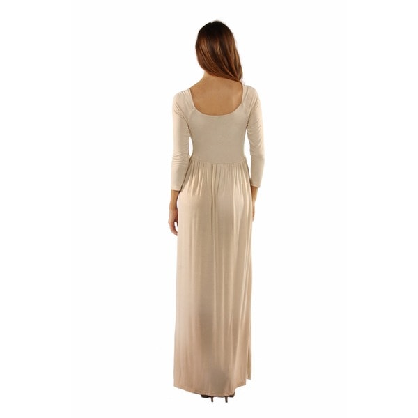 flattering maxi dress