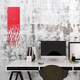 preview thumbnail 9 of 7, Adam Schwoeppe 'Red Pixelated Clock' Surreal Wall Clock on Acrylic