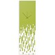 preview thumbnail 1 of 7, Adam Schwoeppe 'Green Pixelated Clock' Surreal Wall Clock on Acrylic Green