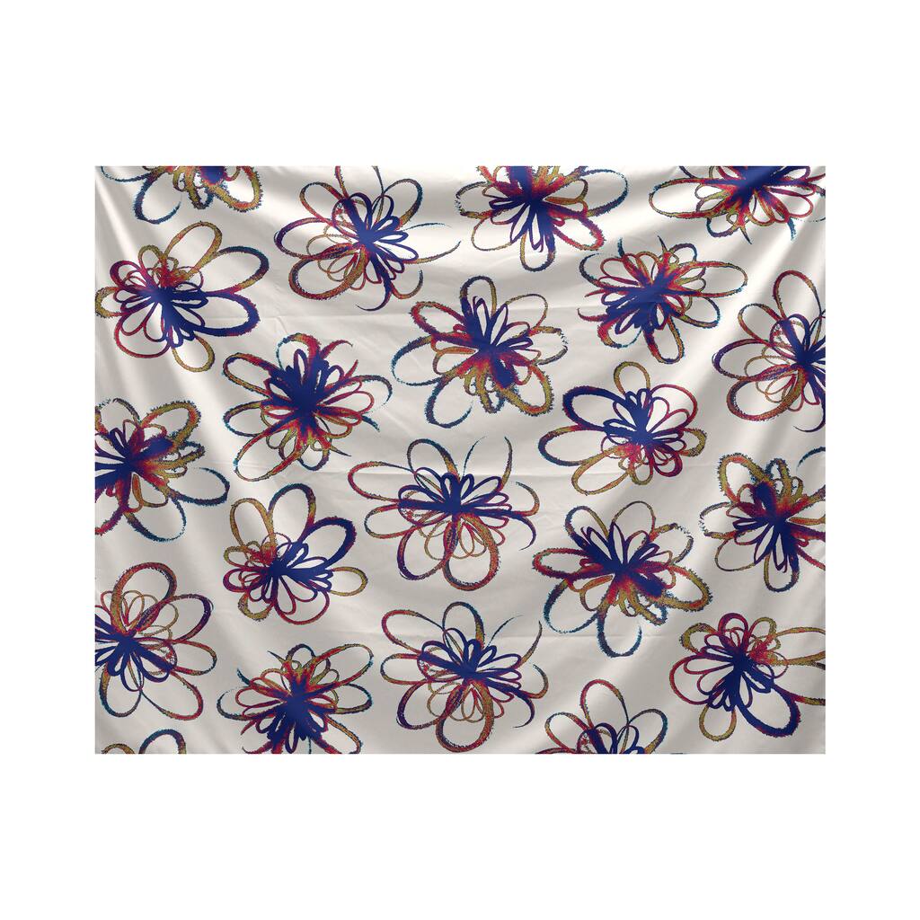 E by Design Penelope Floral Print Tapestry