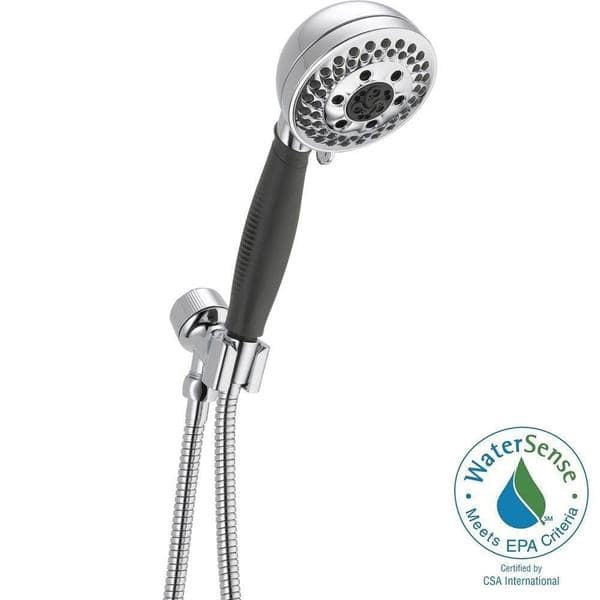slide 1 of 1, Delta 5-Spray 2.0 GPM Hand Shower in Chrome Featuring H2Okinetic 54445-PK