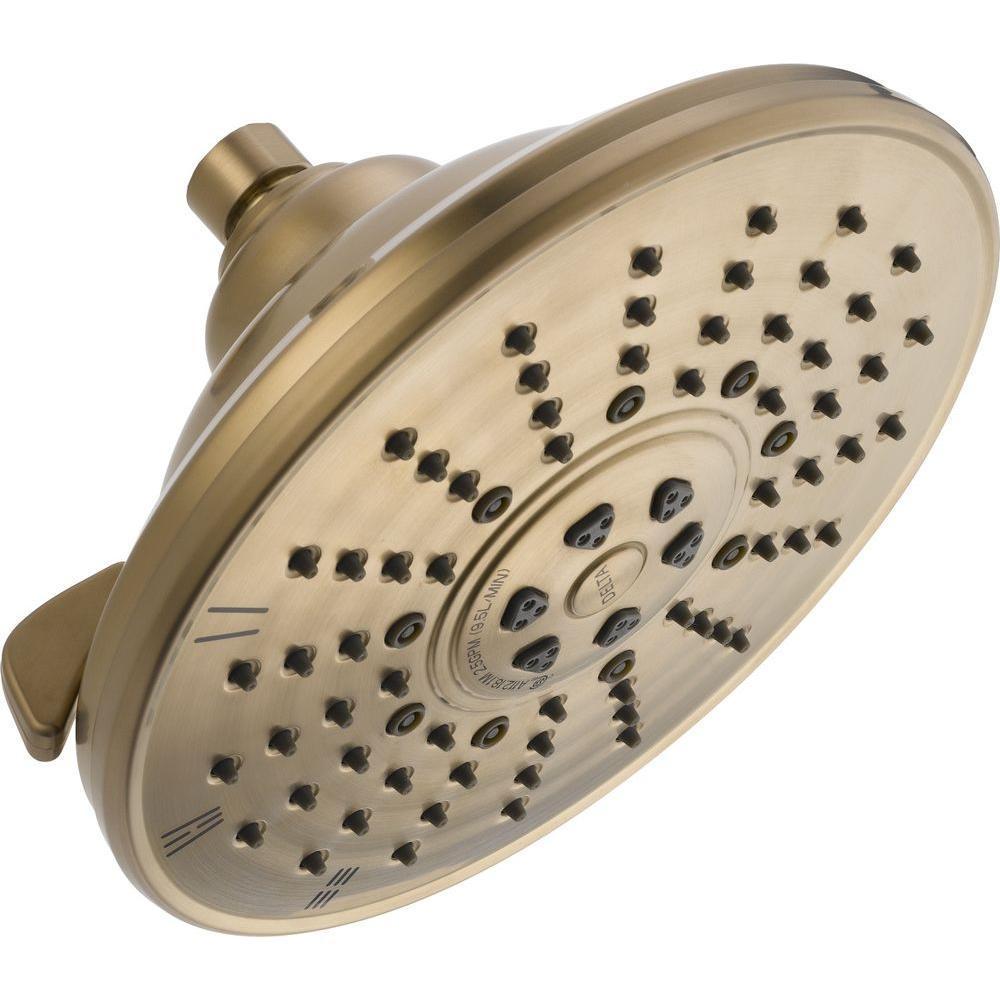 Delta 3-Spray Shower Head in Champagne Bronze 52680-CZ