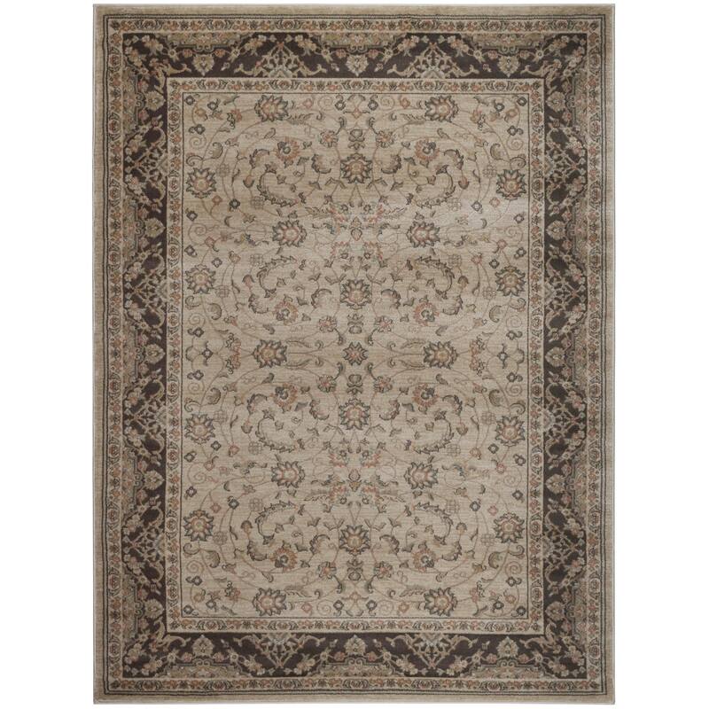Admire Home Living Gallina Traditional Botanical Area Rug