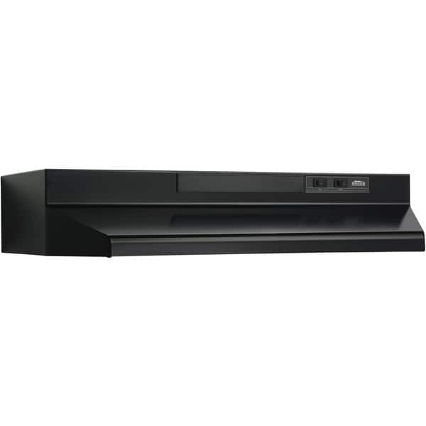 Broan F403023 30 Convertible Range Hood, Black