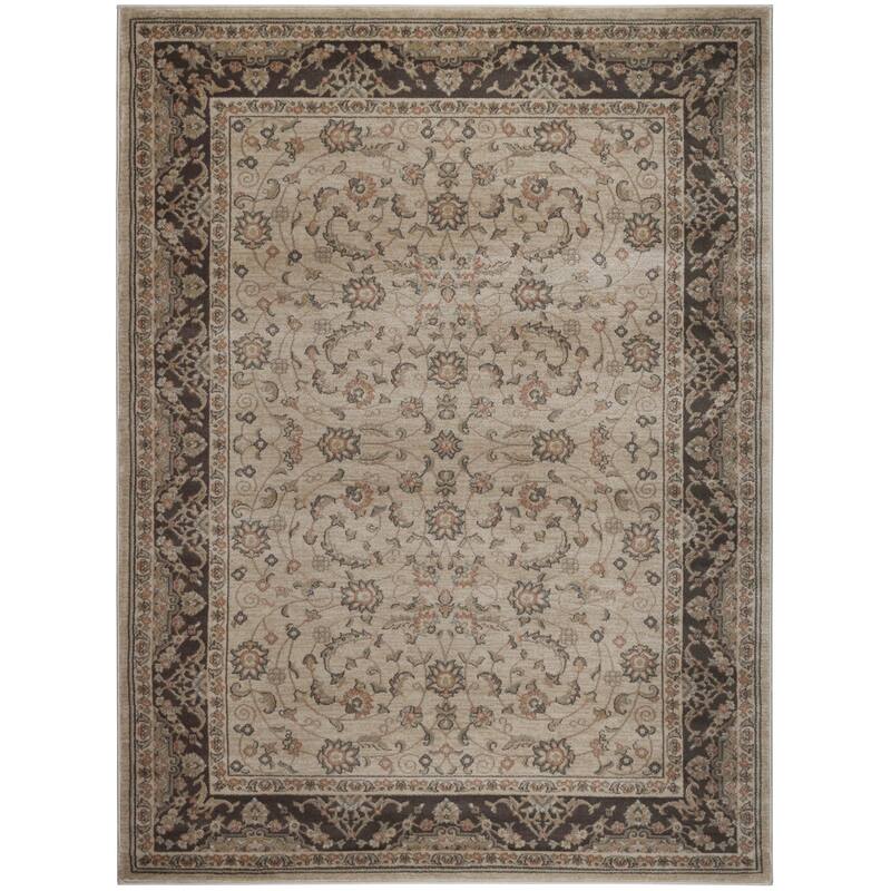 Admire Home Living Gallina Traditional Botanical Area Rug