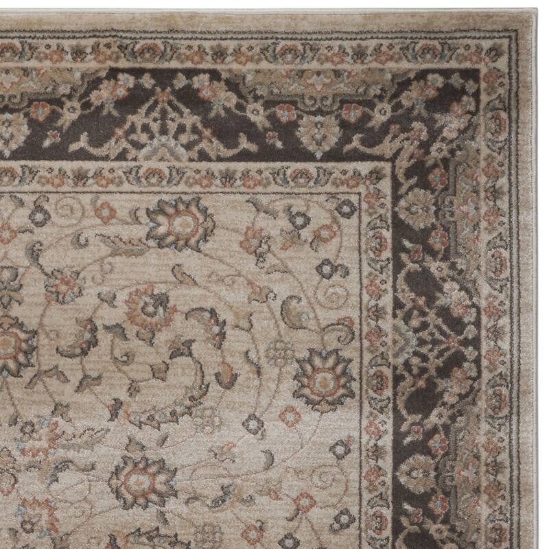 Admire Home Living Gallina Traditional Botanical Area Rug