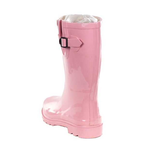 ladies pink rain boots