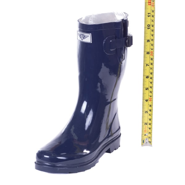 women's mid calf rubber boots