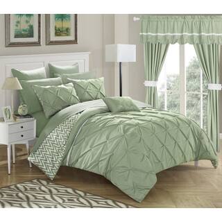 strick bolton josephine 20 piece green bed in a bag comforter set