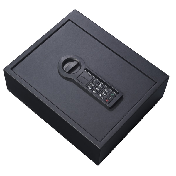 Stack-On Black Electronic Drawer Safe