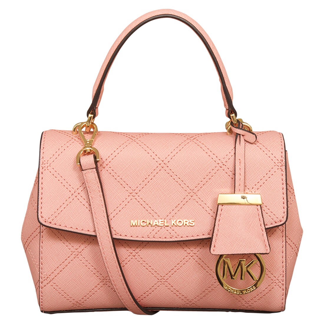 michael kors light pink crossbody purse