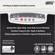 Hurtle HURVBTR35 Standing Vibration Fitness Machine, Vibrating Platform Exercise and Workout Trainer - Black - Thumbnail 3