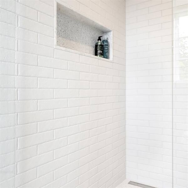 Somertile 2 375x9 5 Inch Brooklyn Brick White Porcelain Floor Brooklyn Brick White Porcelain Floor