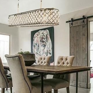 Cassiel 40 Inch Rectangular Crystal Chandelier, Antique Brass - N/A (Cassiel Rectangular Chandelier, Antique Brass) - Chandeliers For Bedrooms by Overstock.com