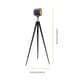 preview thumbnail 6 of 4, Teamson Home - Artiste Tripod Floor Lamp With Shade - Black & Gold Finish