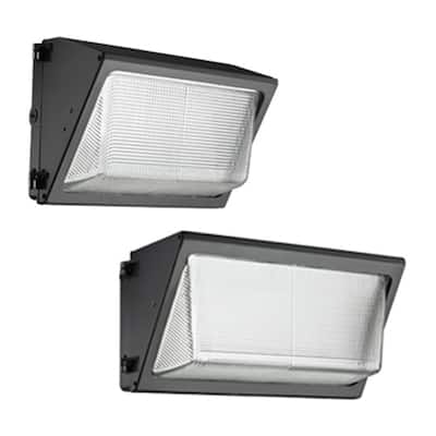 Lithonia Lighting TWR1 LED 1 50K MVOLT PE M2 LED 5000K and 2,500 Lumens Small Bronze Wall Pack with Glass Lens