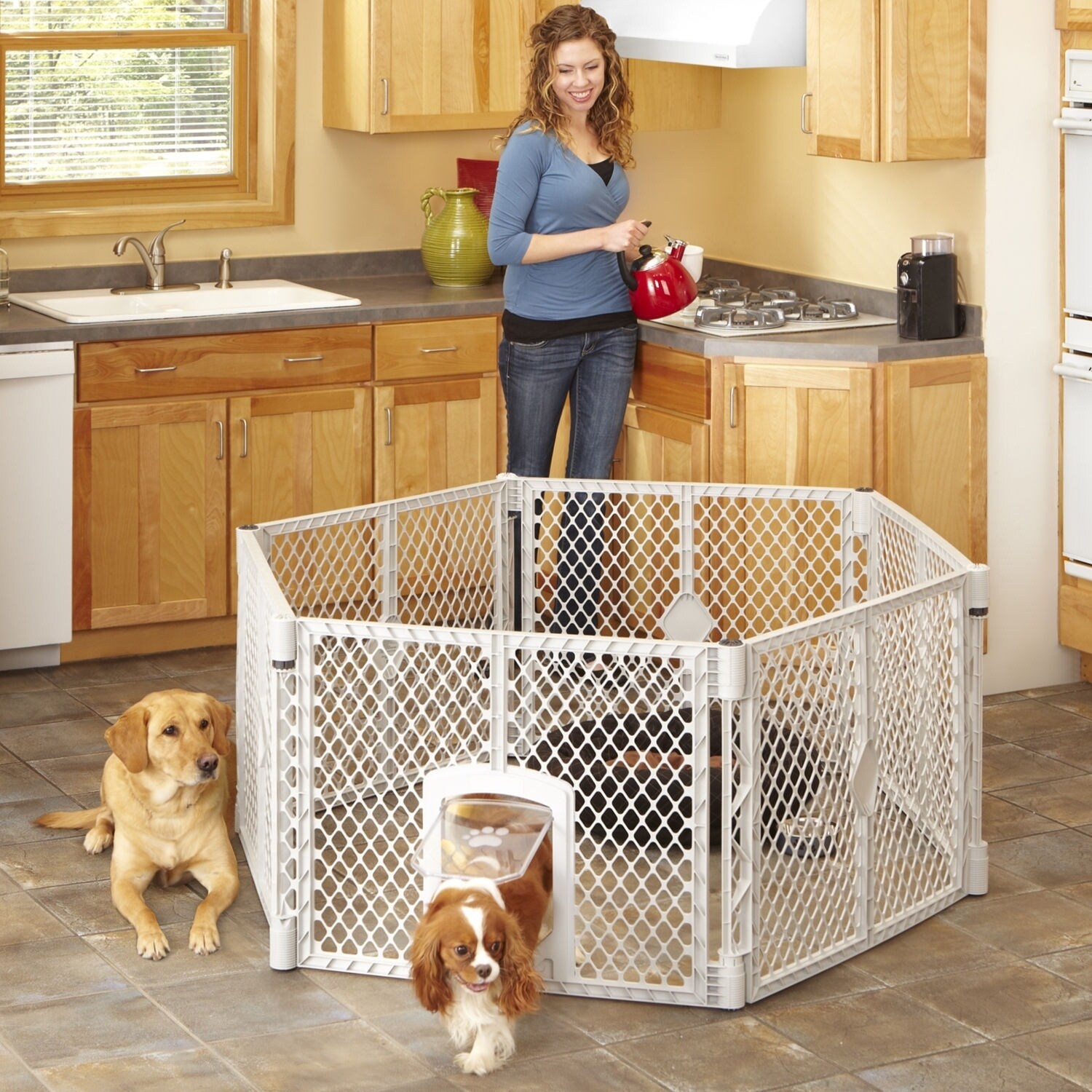 North States Petyard Passage 6 panel Pet Gate Bed Bath Beyond 12839385