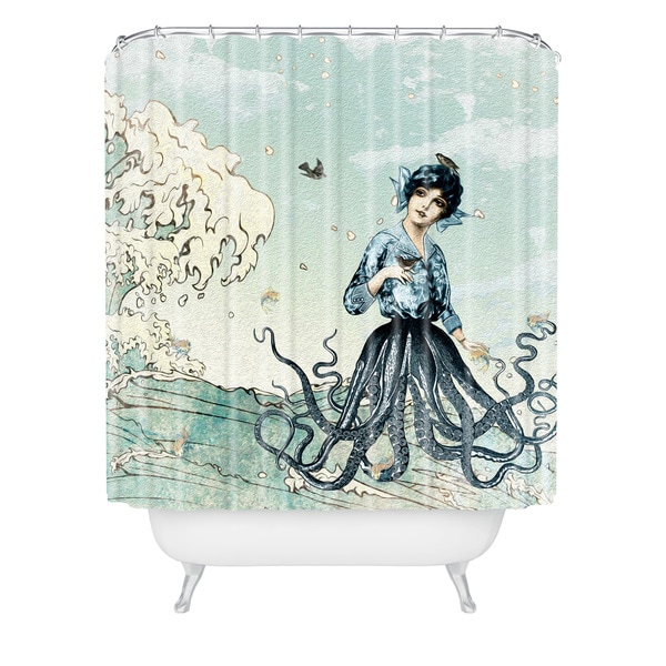 Belle13 Sea Fairy Shower Curtain