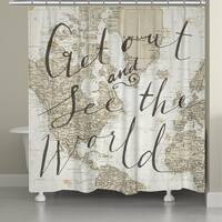 Laural Home Fish Tales Shower Curtain - Bed Bath & Beyond - 11366712