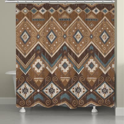 Laural Home Aztec Shower Curtain