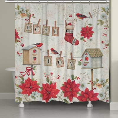 Laural Home Home for the Holidays Shower Curtain