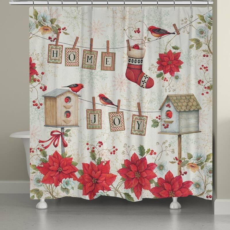 Laural Home Home for the Holidays Shower Curtain