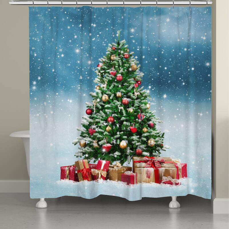Laural Home Winter Wonderland Shower Curtain