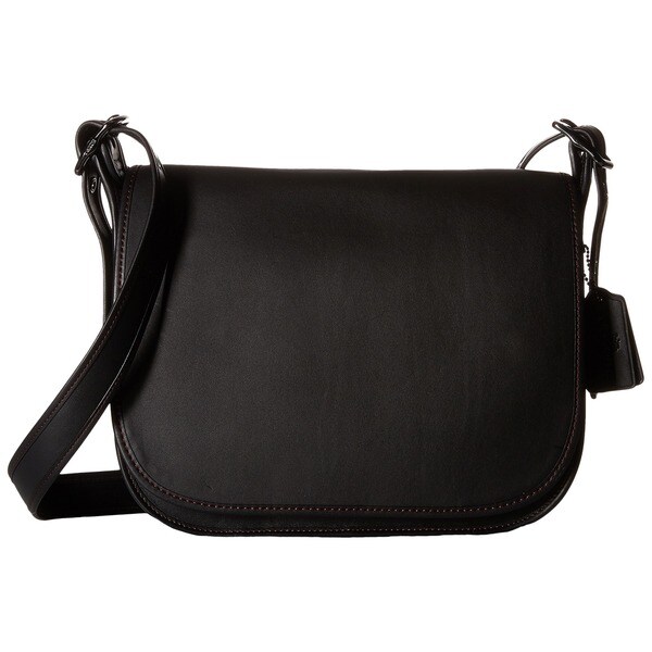 black cross body saddle bag