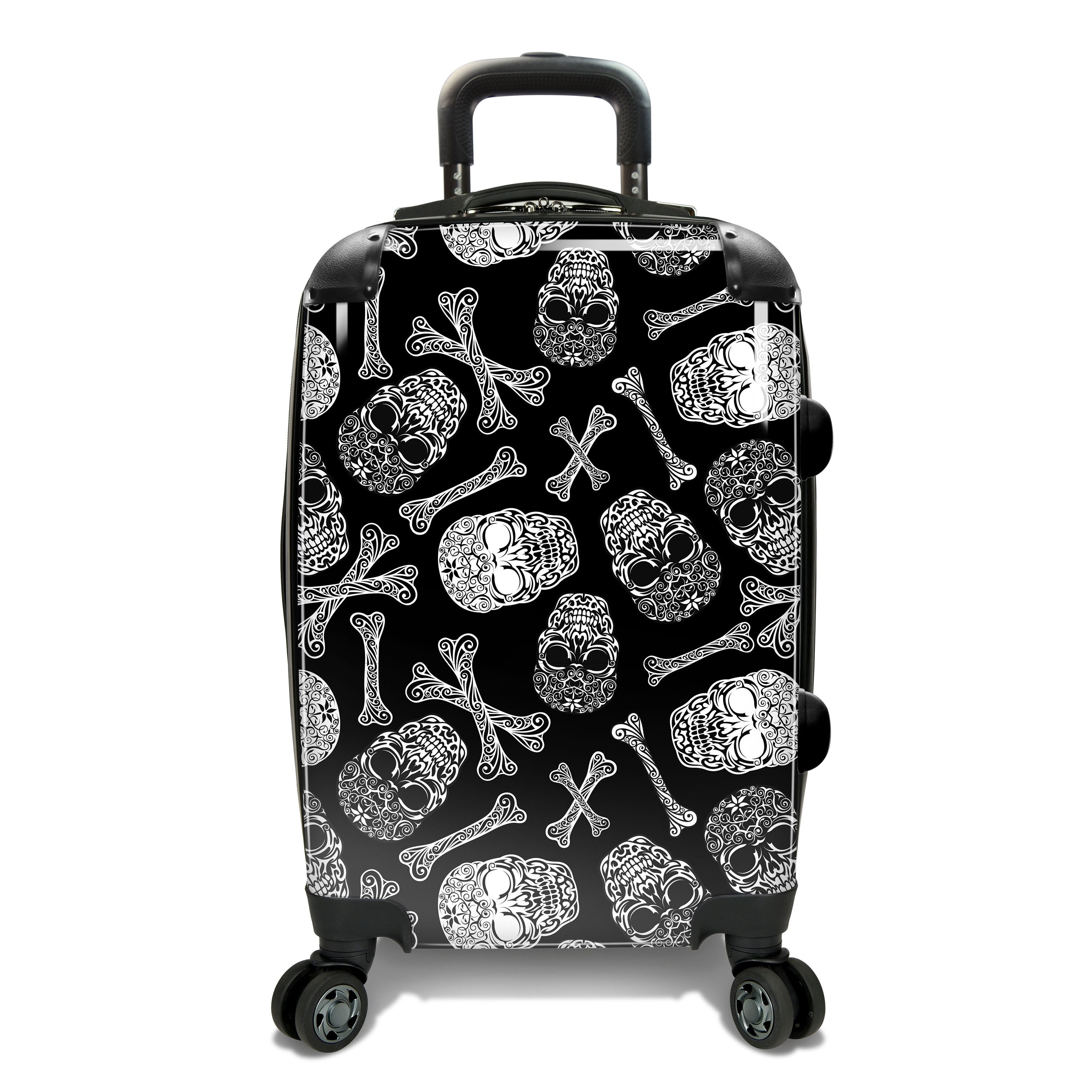 skull suitcase