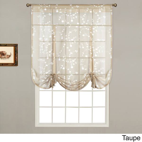Shop Luxury Collection Savannah Semi Sheer Tie Up Shade On Sale