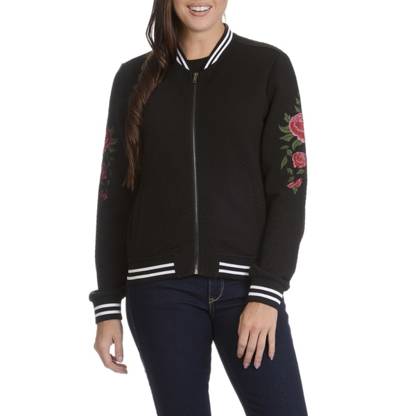 black baseball jacket womens