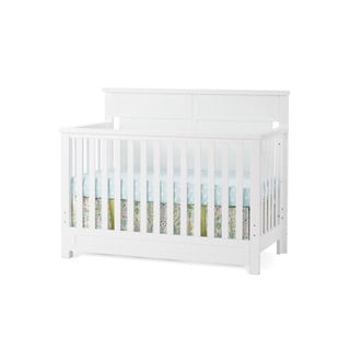 Child Craft Abbott Matte White 4-in-1 Lifetime Convertible Crib