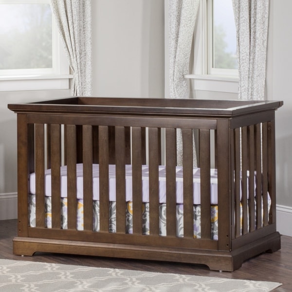 Shop Kayden 4-in-1 Slate Brown Convertible Crib - Free 