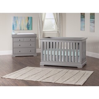 Kayden Cool Gray 4-in-1 Convertible Crib