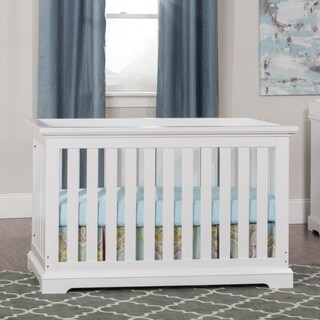 Kayden 4-in-1 Matte White Convertible Crib