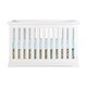 preview thumbnail 5 of 7, Kayden 4-in-1 Matte White Convertible Crib