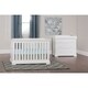 preview thumbnail 2 of 7, Kayden 4-in-1 Matte White Convertible Crib