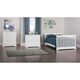 preview thumbnail 3 of 7, Kayden 4-in-1 Matte White Convertible Crib