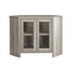 preview thumbnail 1 of 3, Tv Stand, 42 Inch, Console, Media Entertainment Center, Storage Cabinet, Living Room, Bedroom, Laminate, Tempered Glass