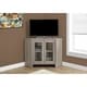preview thumbnail 2 of 3, Tv Stand, 42 Inch, Console, Media Entertainment Center, Storage Cabinet, Living Room, Bedroom, Laminate, Tempered Glass