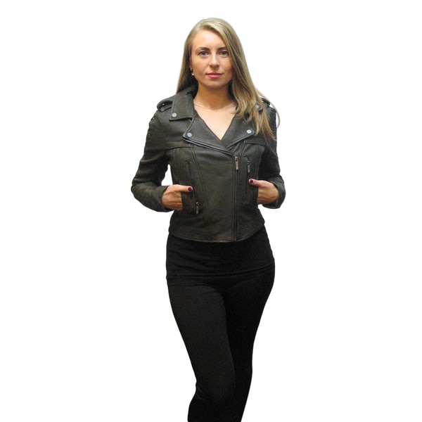 Bcbg Max Azria Isa Olive Green Leather Jacket Free Shipping Bcbg Max Azria Isa Olive Green Leather Jacket