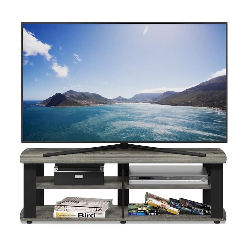 Porch & Den Cuchara THE Entertainment Center TV Stand - french oak grey