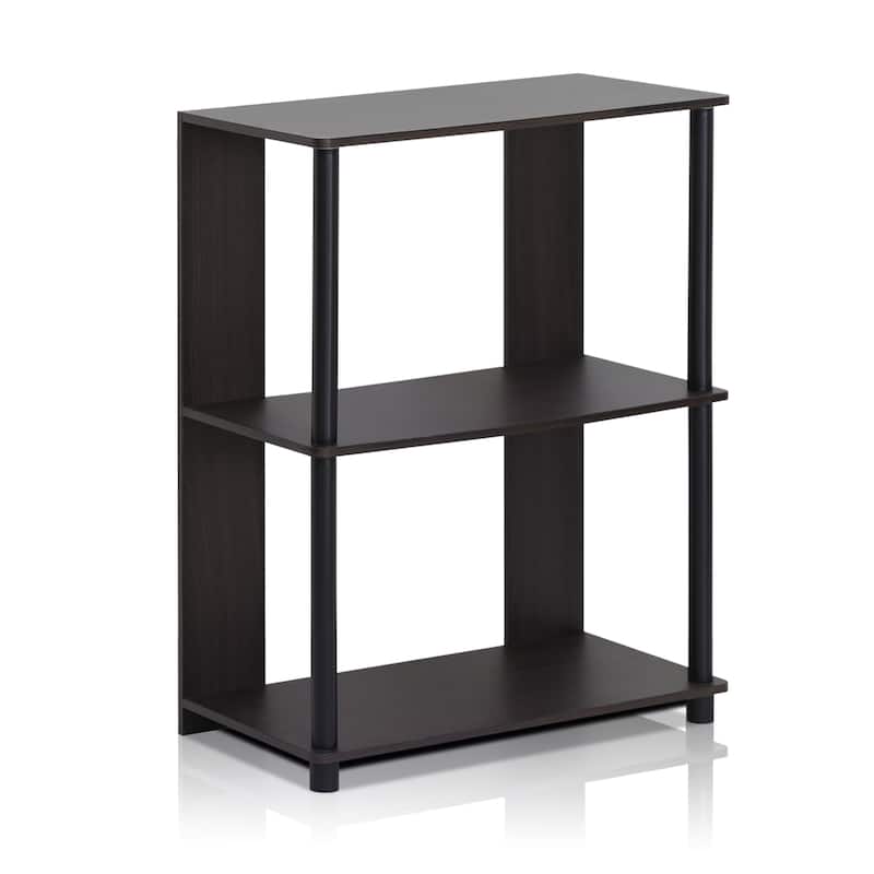 Porch & Den Walnut Finish Bookcase